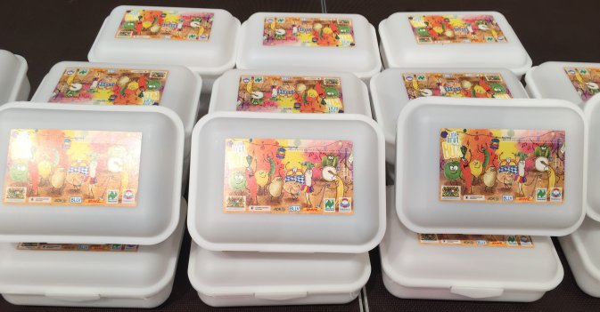 	Bio-Brotboxen für alle Kinder der ersten Klassen