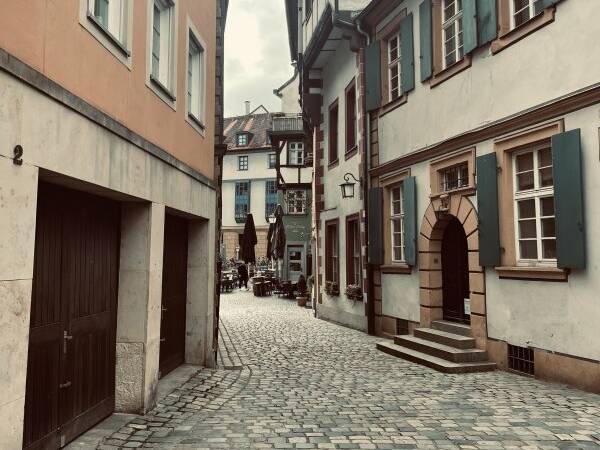 Gasse in der ALtstadt - Klassenfahrt der 6. und 7. Klassen nach Bamberg